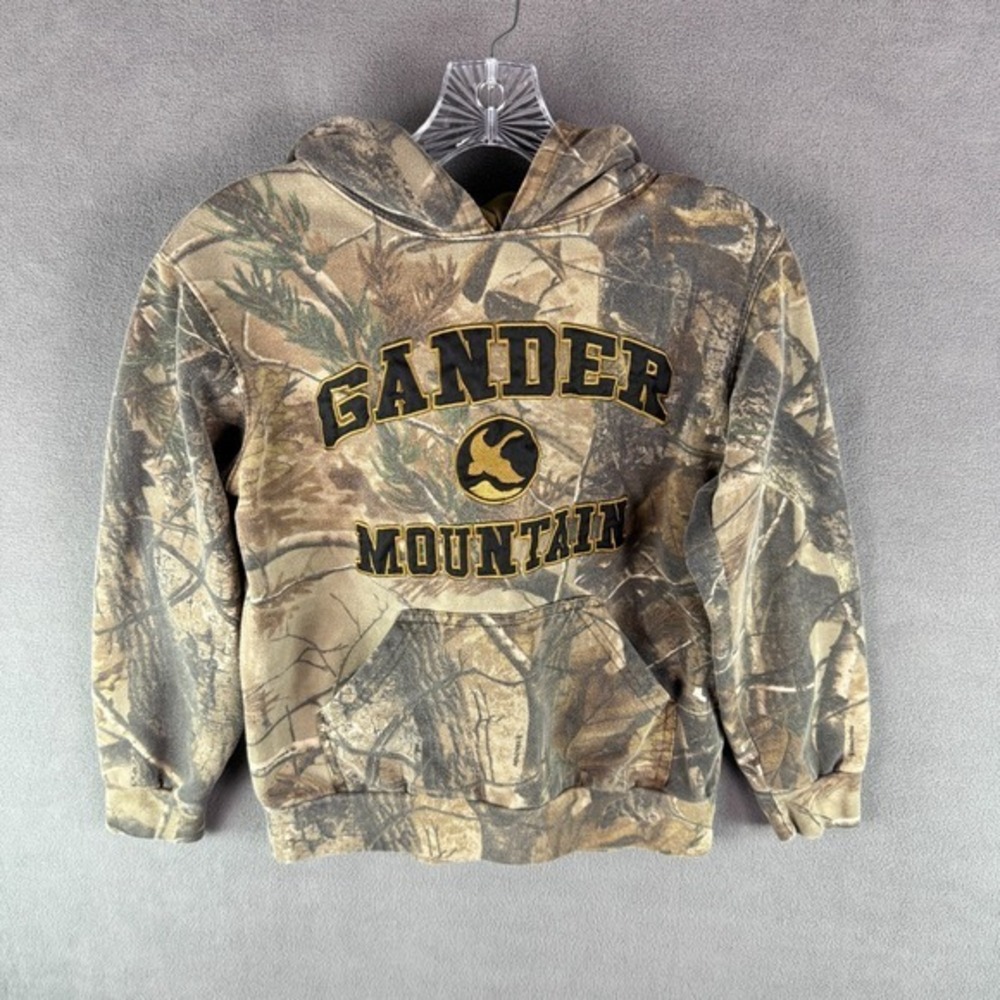 Gander Mountain Hoodie Kids‎ M Camo Fleece Guide Series Hunting
